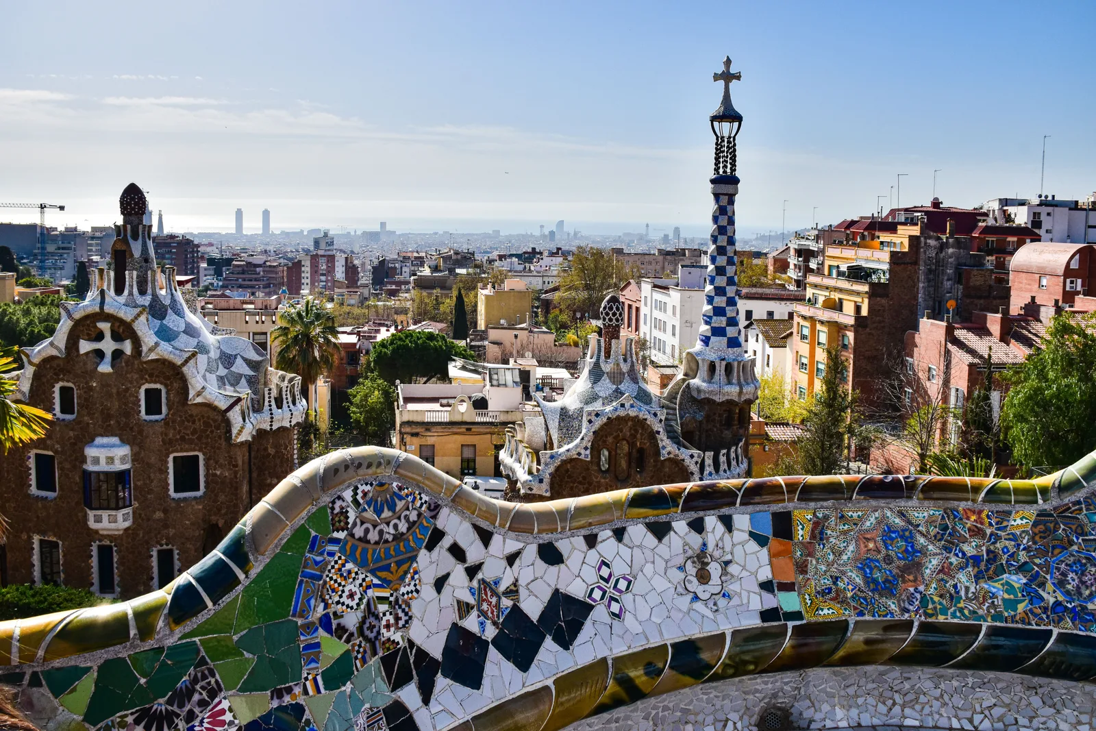 Stadtansicht von Barcelona, Spanien