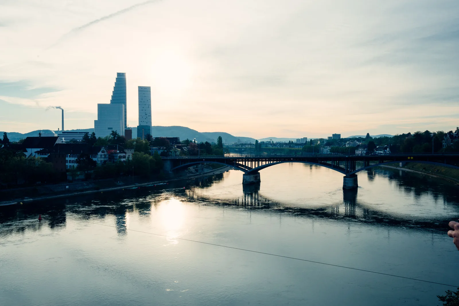 Stadtansicht von Basel, Schweiz