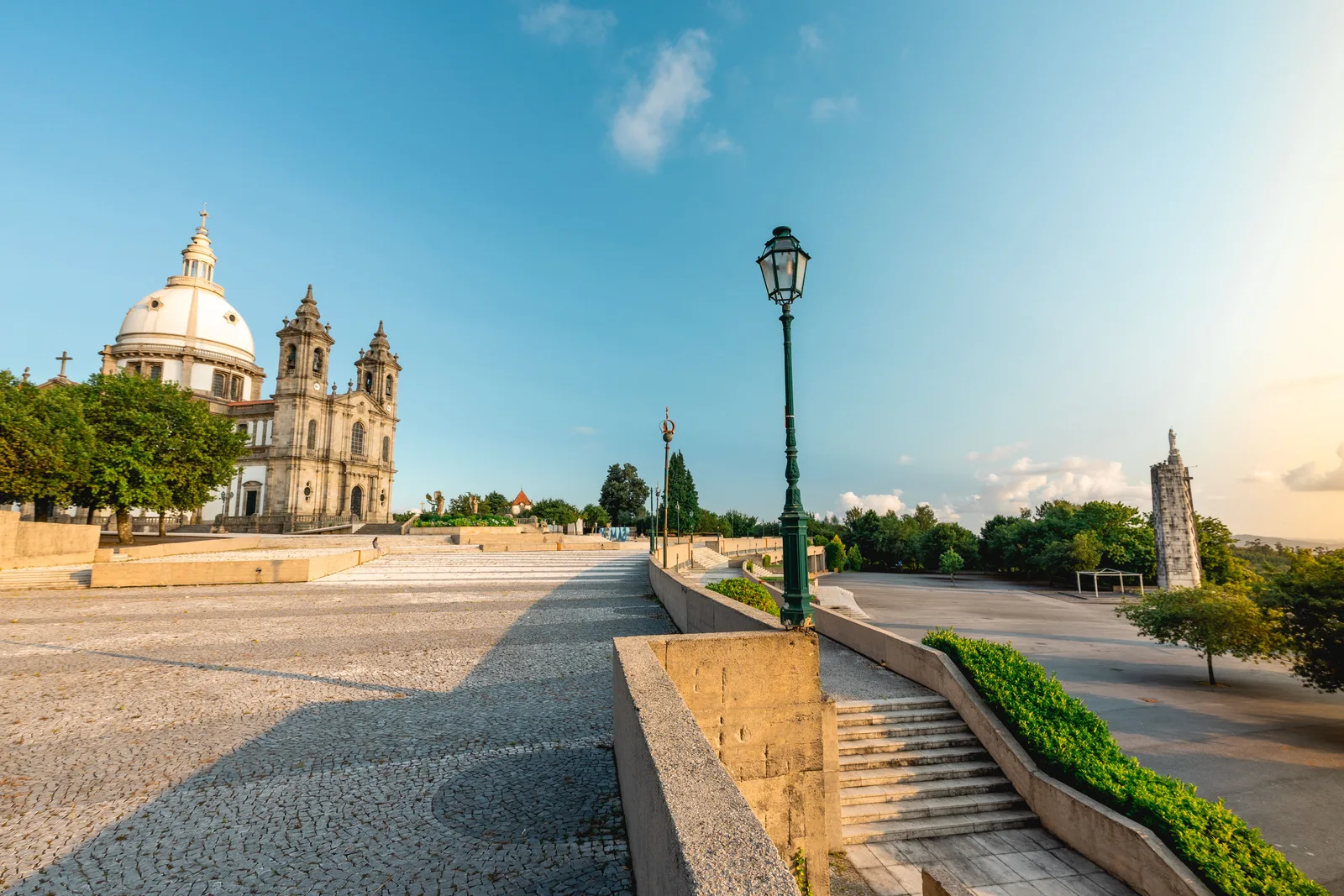 Blick auf Braga, Portugal