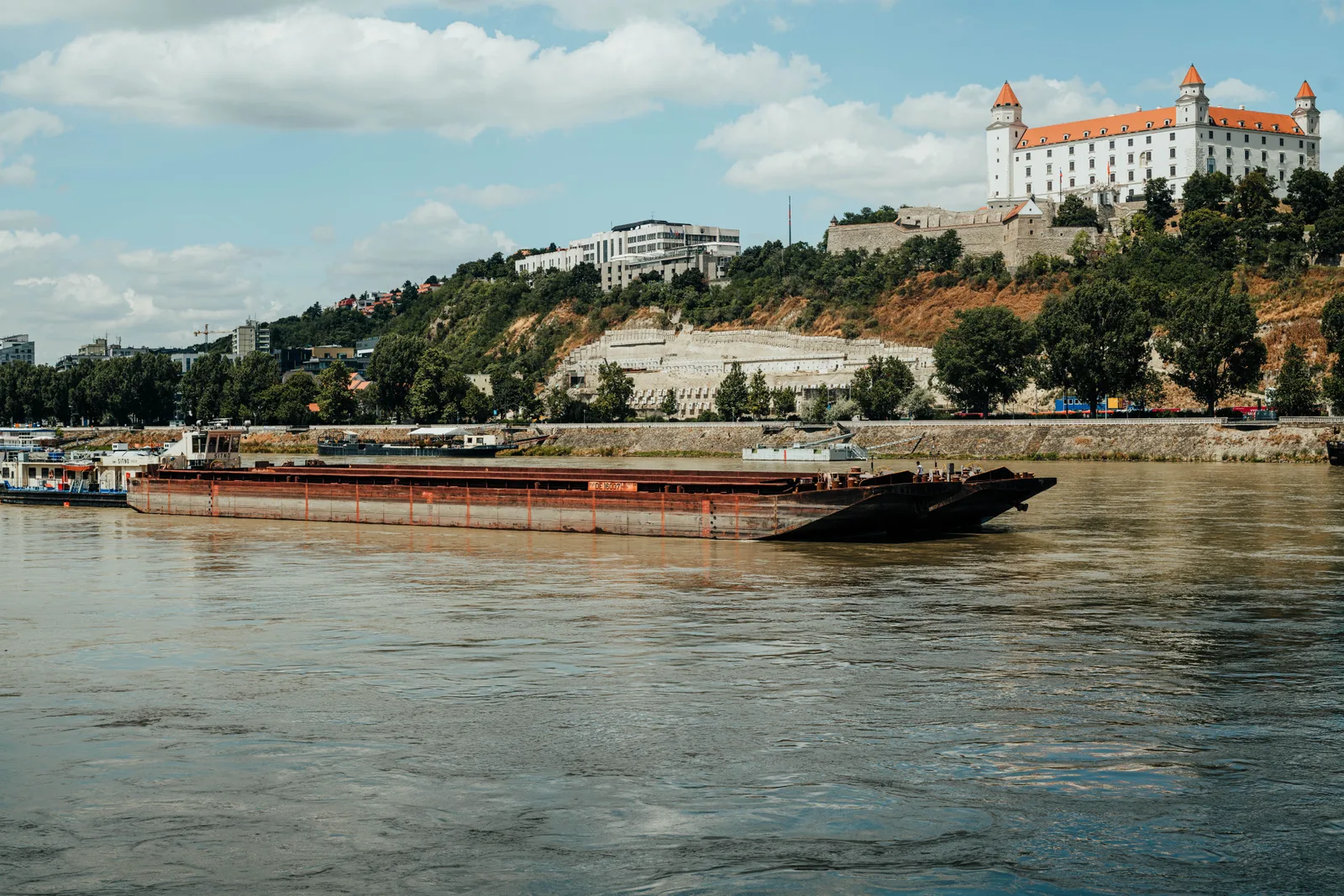 Uitzicht op Bratislava, Slowakije