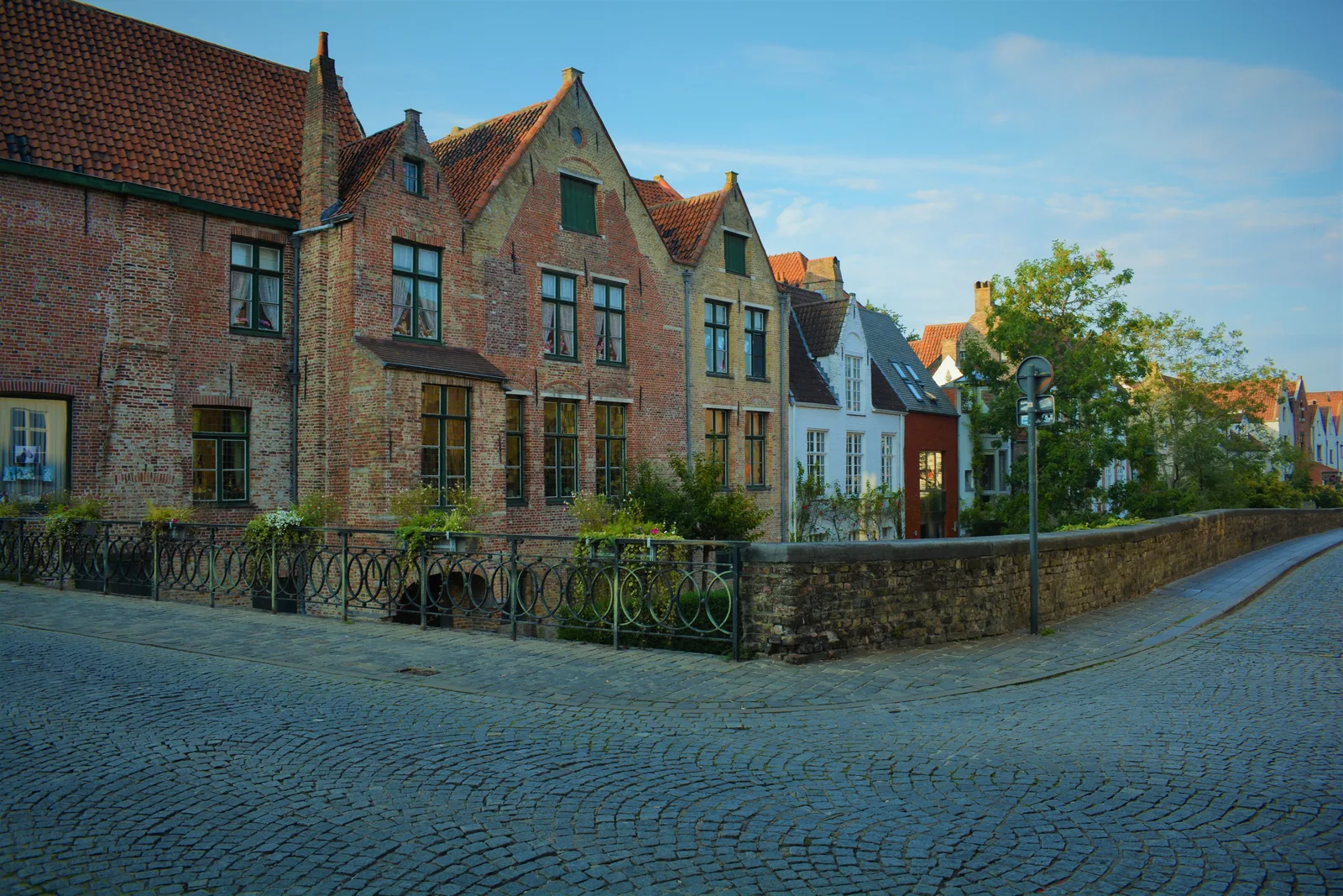 Uitzicht op Brugge, België