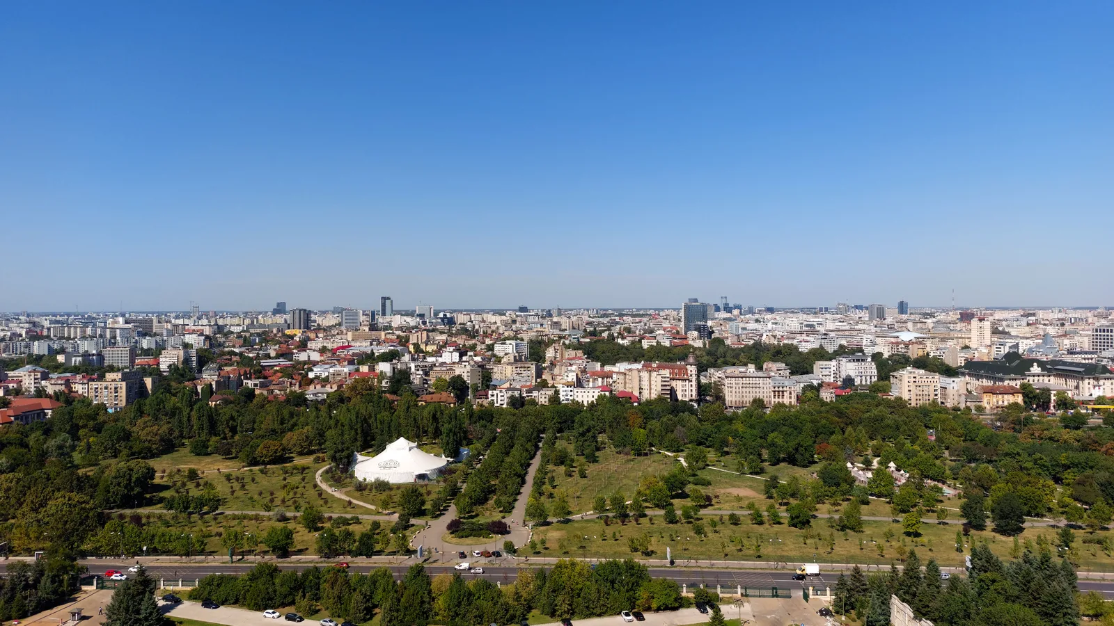 Stadtansicht von Bukarest, Rumänien