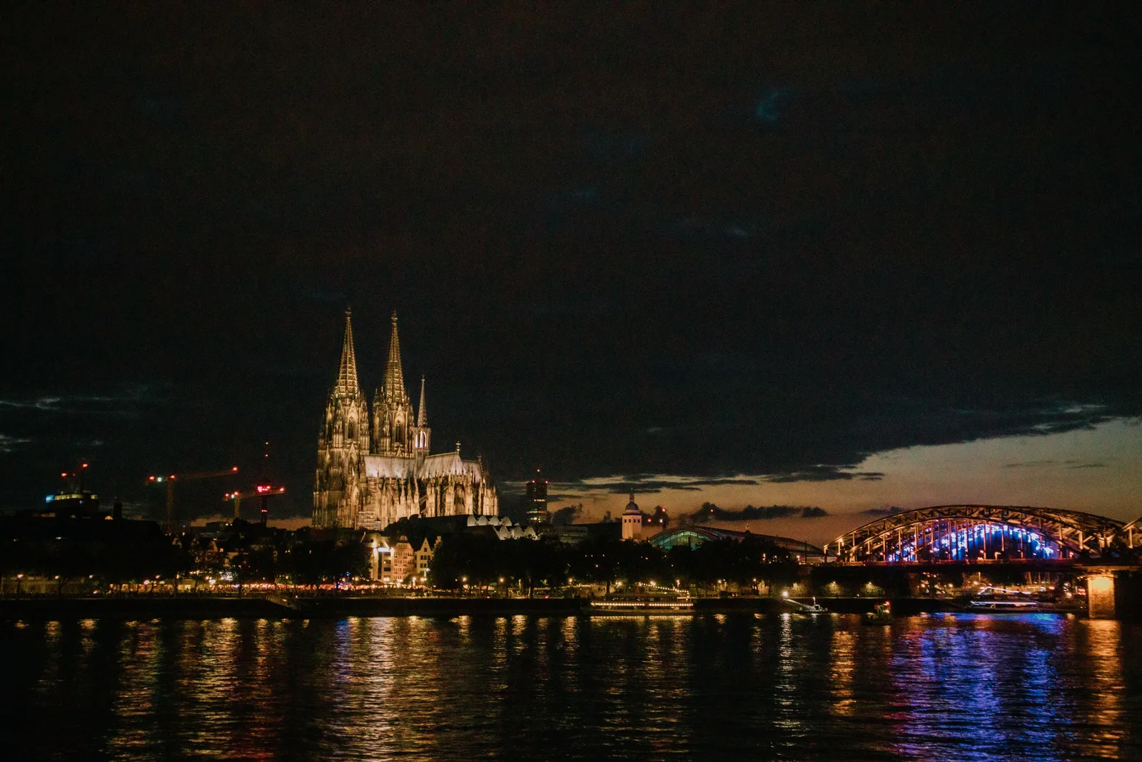 Vue de Cologne, Allemagne