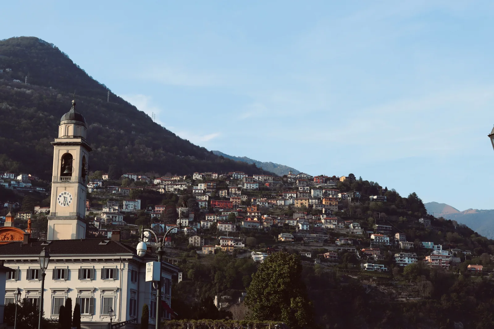 Blick auf Como, Italien