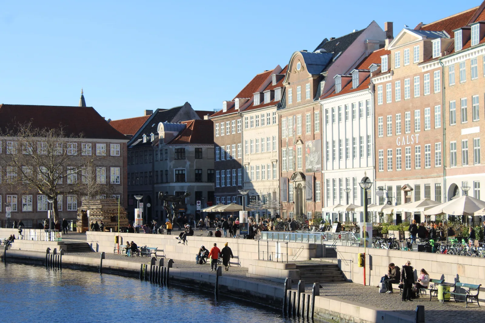 Vy över Köpenhamn, Danmark