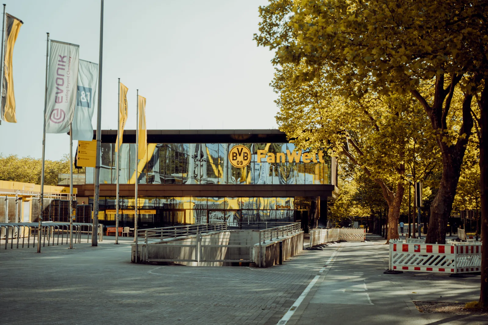 Uitzicht op Dortmund, Duitsland