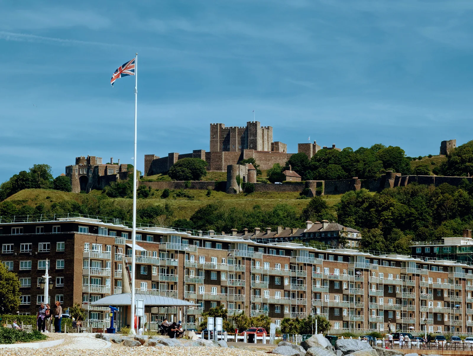 Vy över Dover, Storbritannien