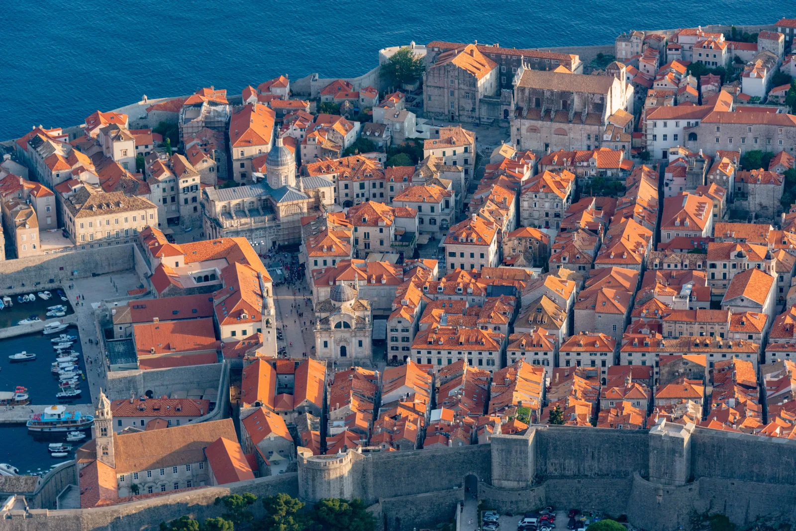 View of the old town in Dubrovnik, Croatia