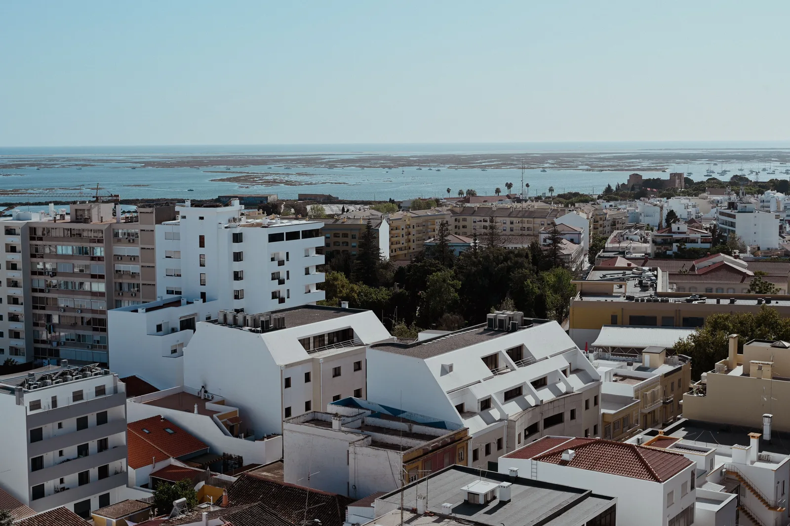 Vue de Faro, Portugal