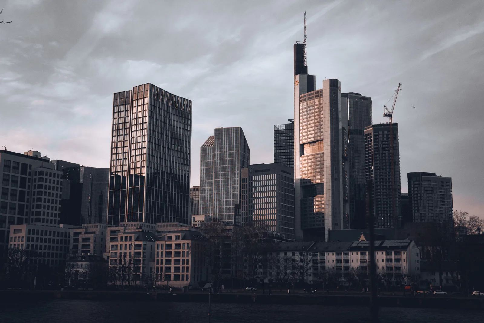 Vue de la ville de Francfort, Allemagne