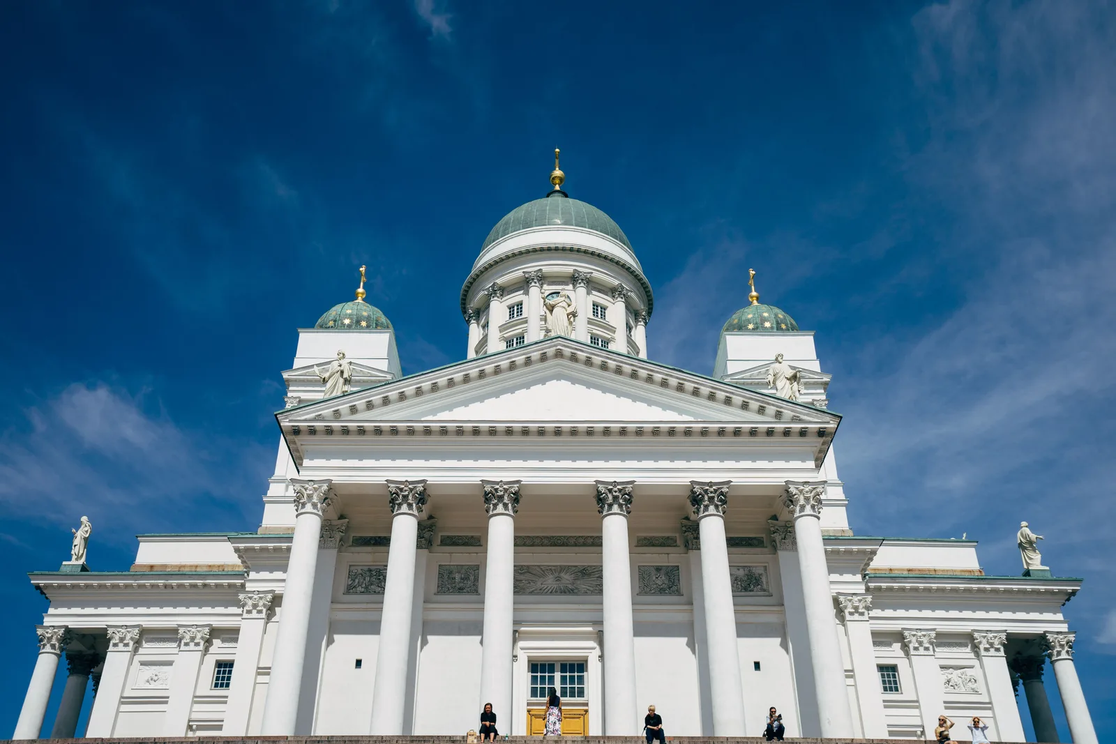 Blick auf Helsinki, Finnland
