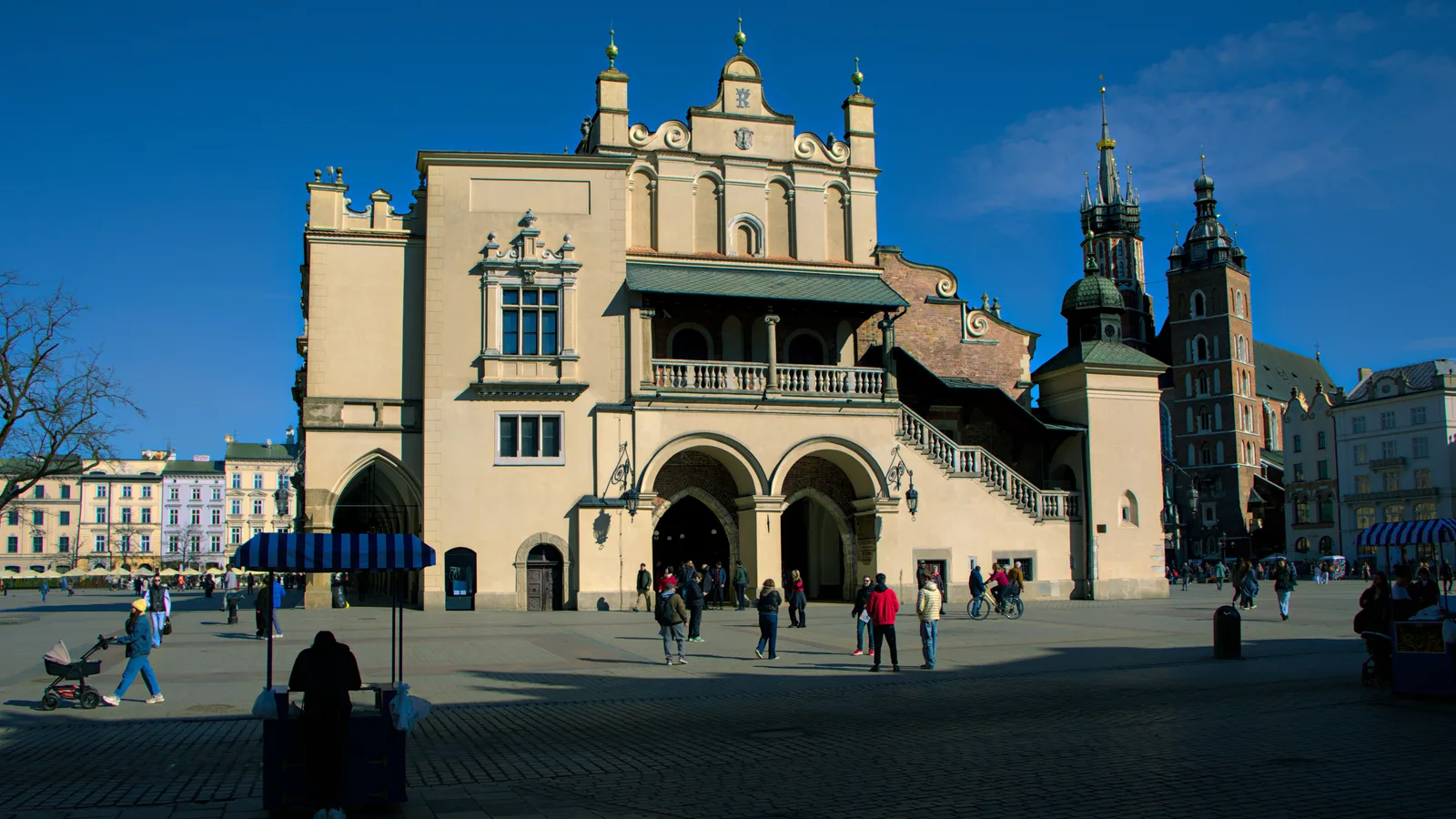 Blick auf Krakau, Polen
