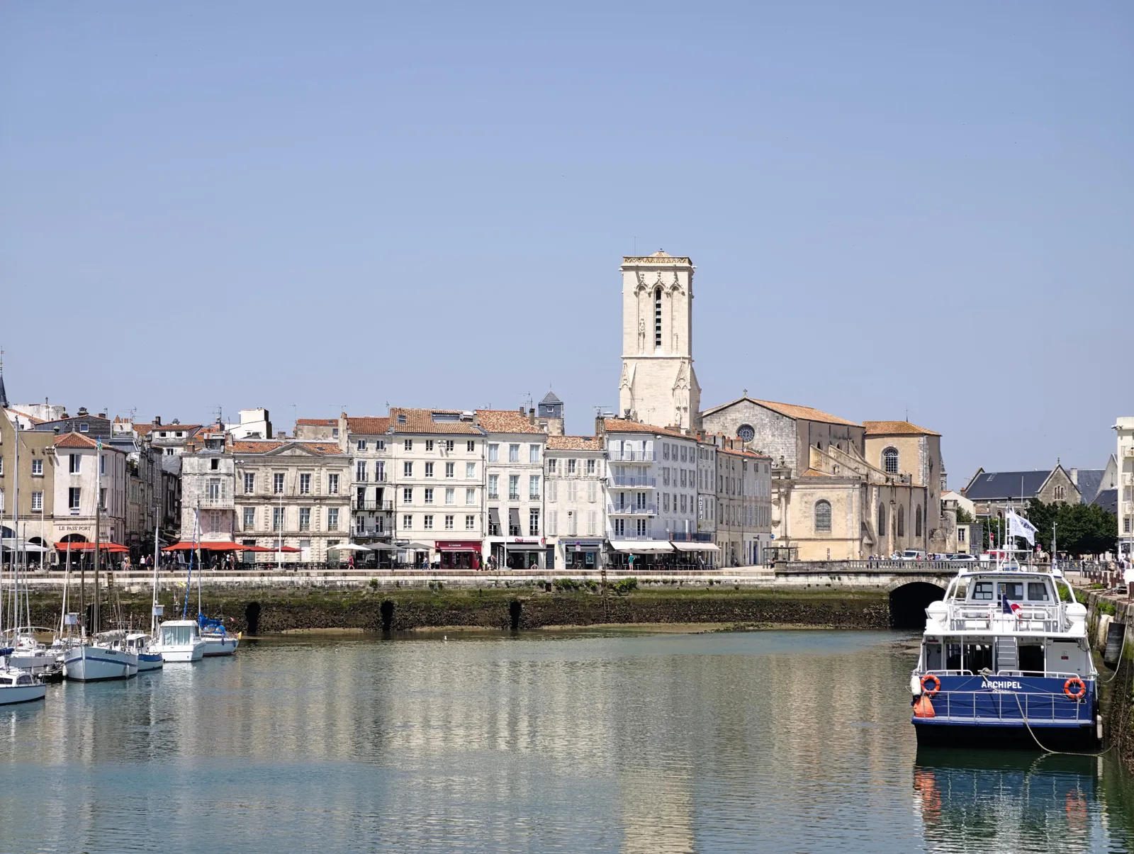 Uitzicht op La Rochelle, Frankrijk