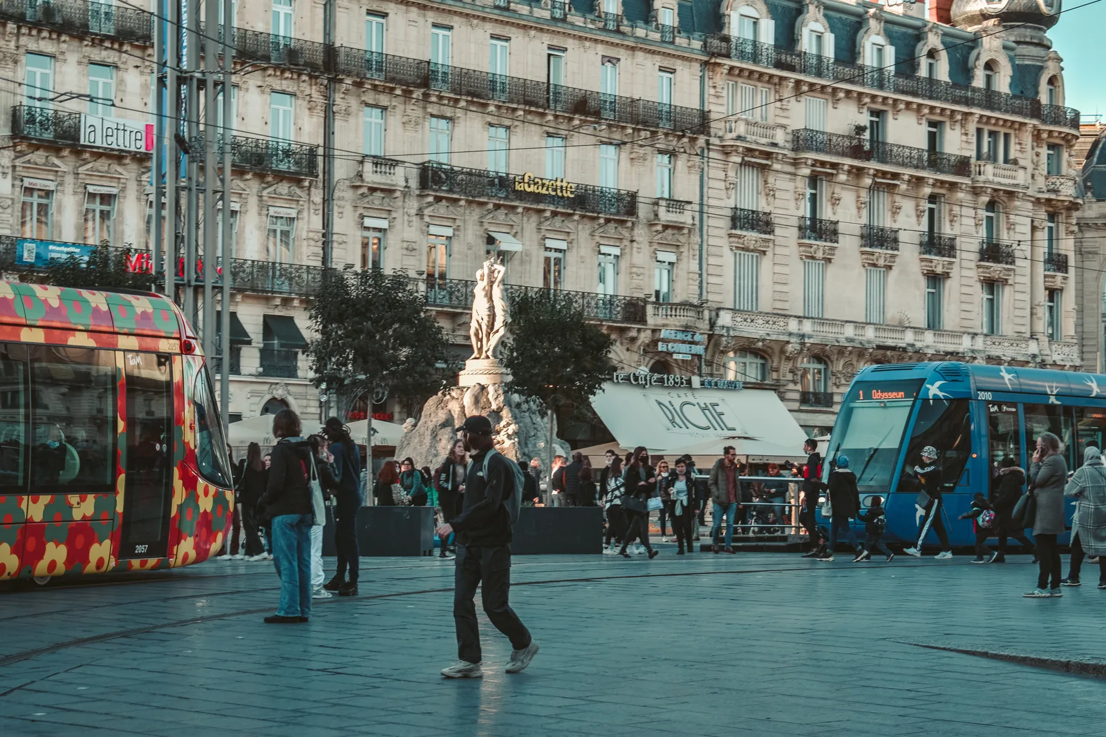 Vue de Montpellier, France