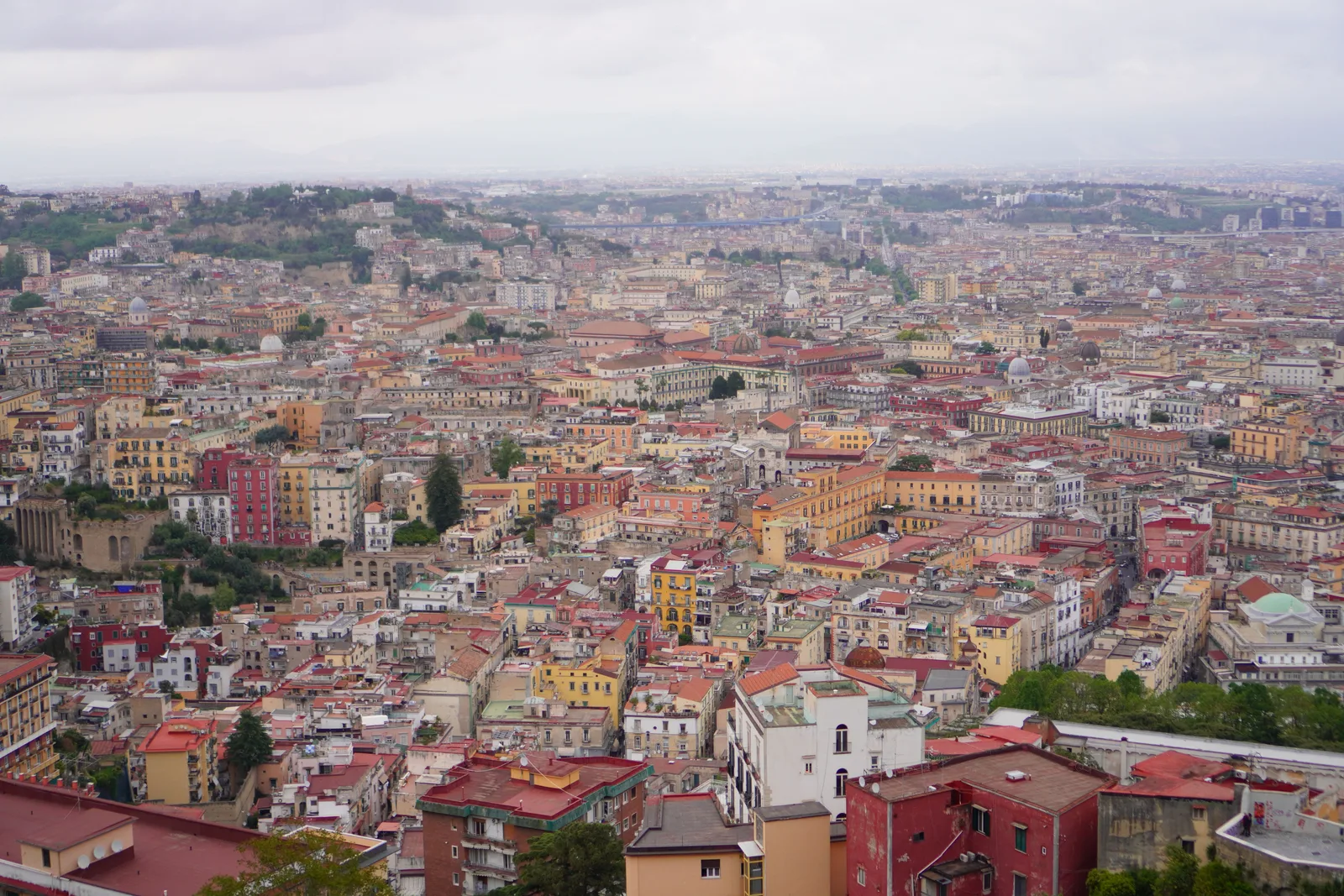 Cityscape of Naples, Italy