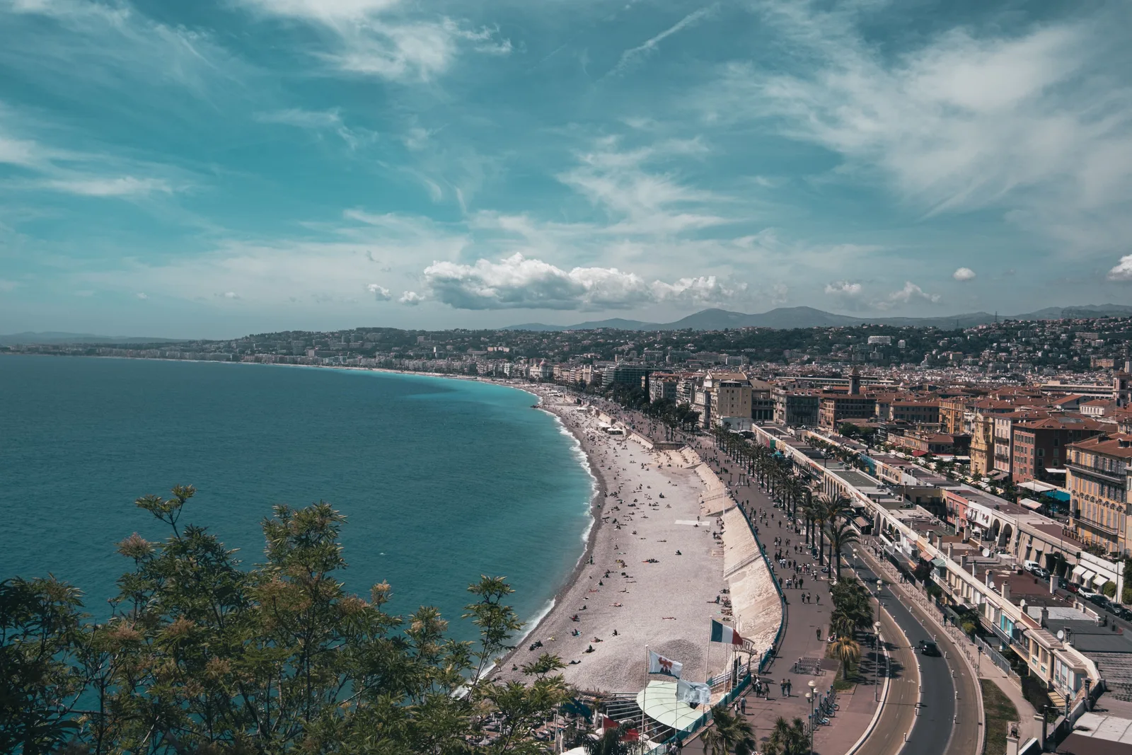 Vue de la ville de Nice, France