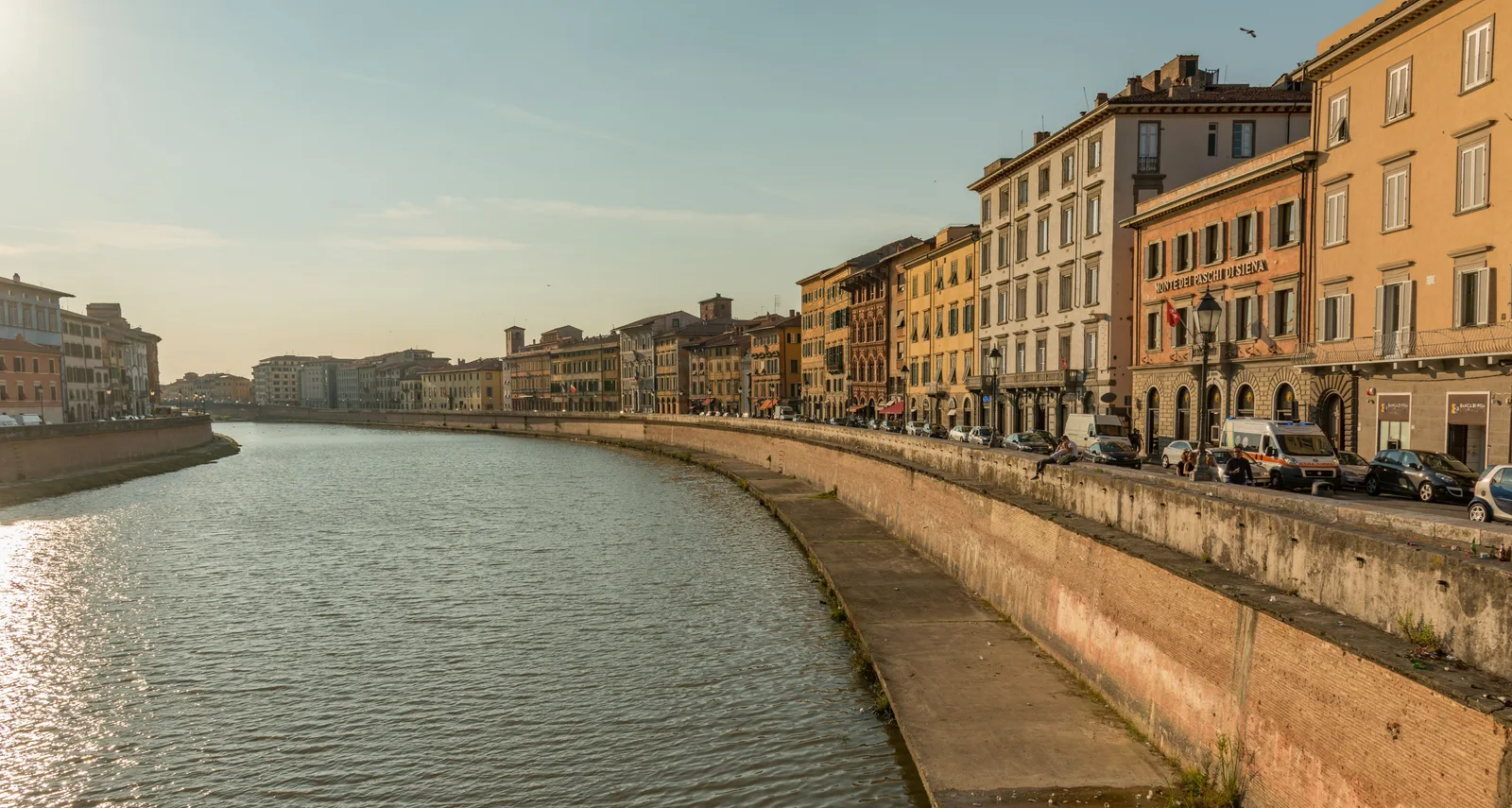 Vista de Pisa, Italia