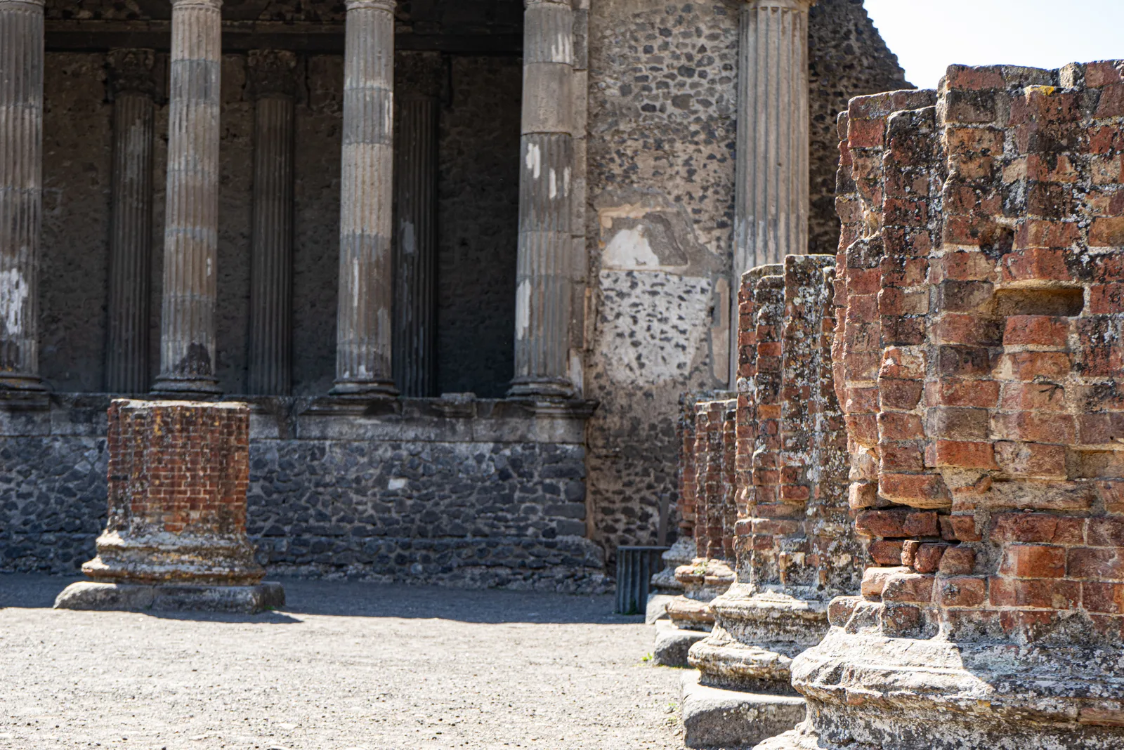 View of Pompeii, Italy