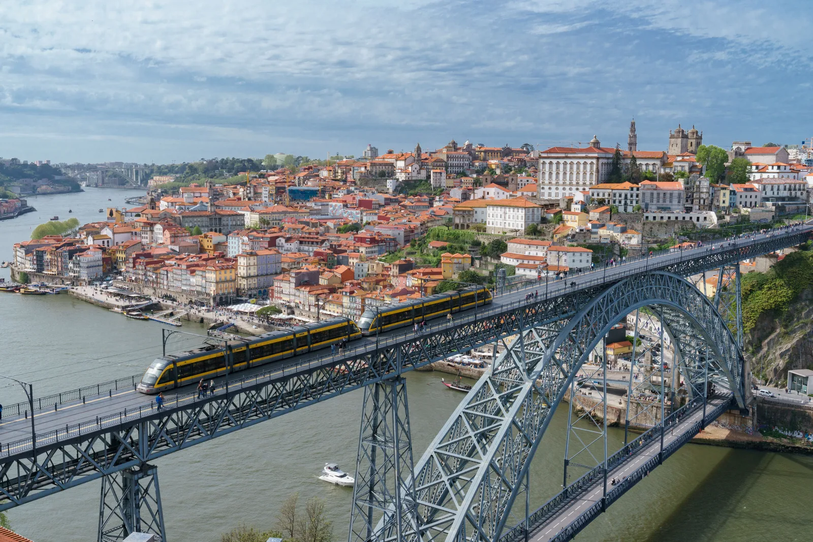 Veduta della città di Oporto, Oportogallo