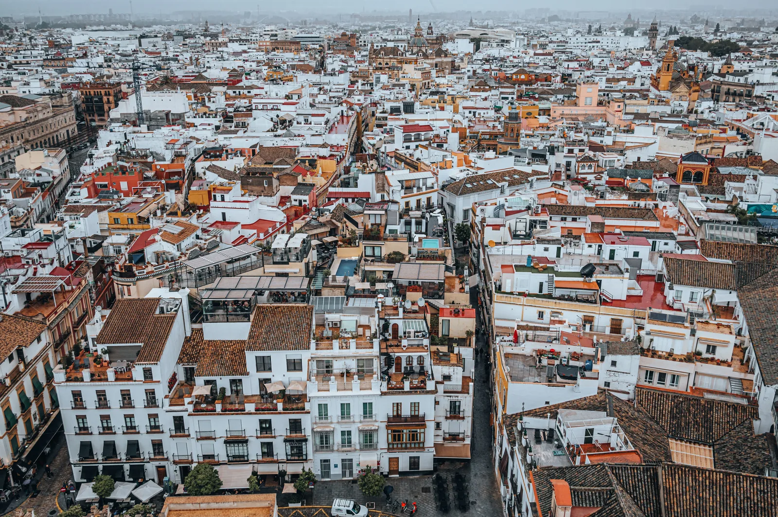 Stadtansicht von Sevilla, Spanien