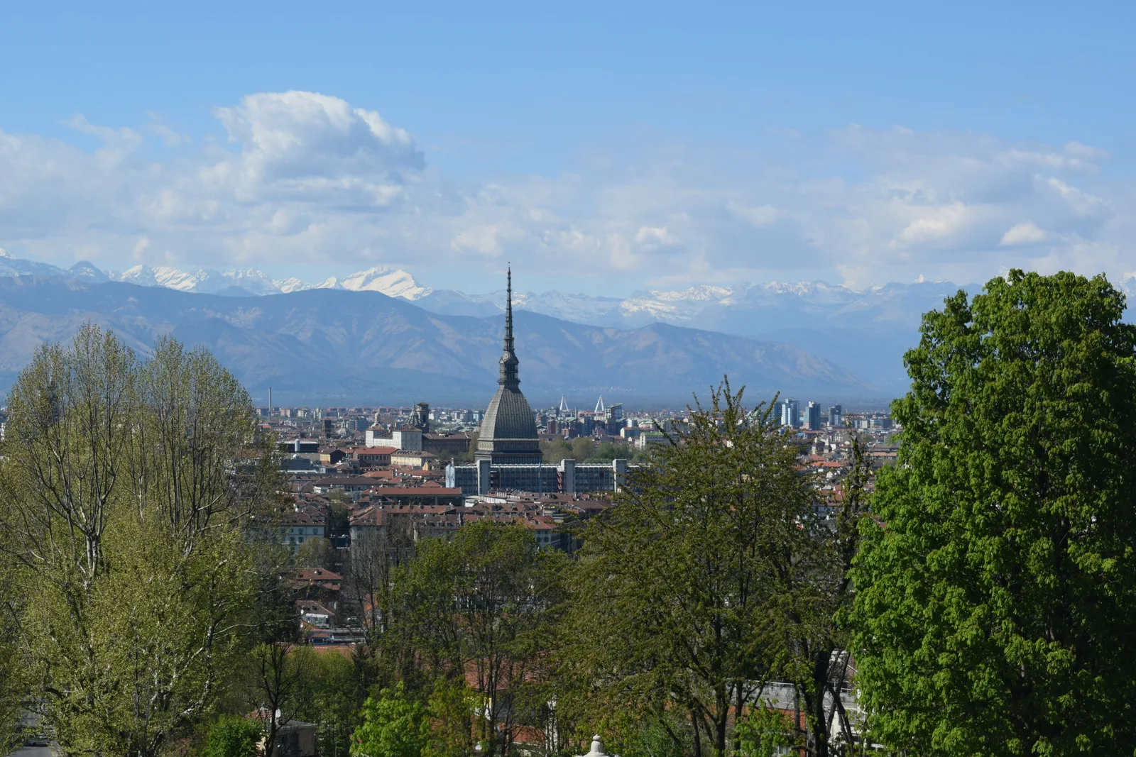 Stadsgezicht van Turijn, Italië