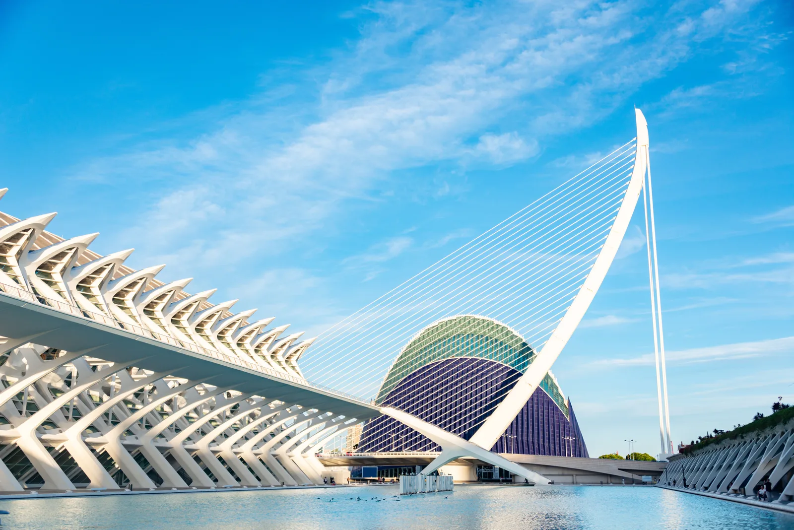Blick auf Valencia, Spanien