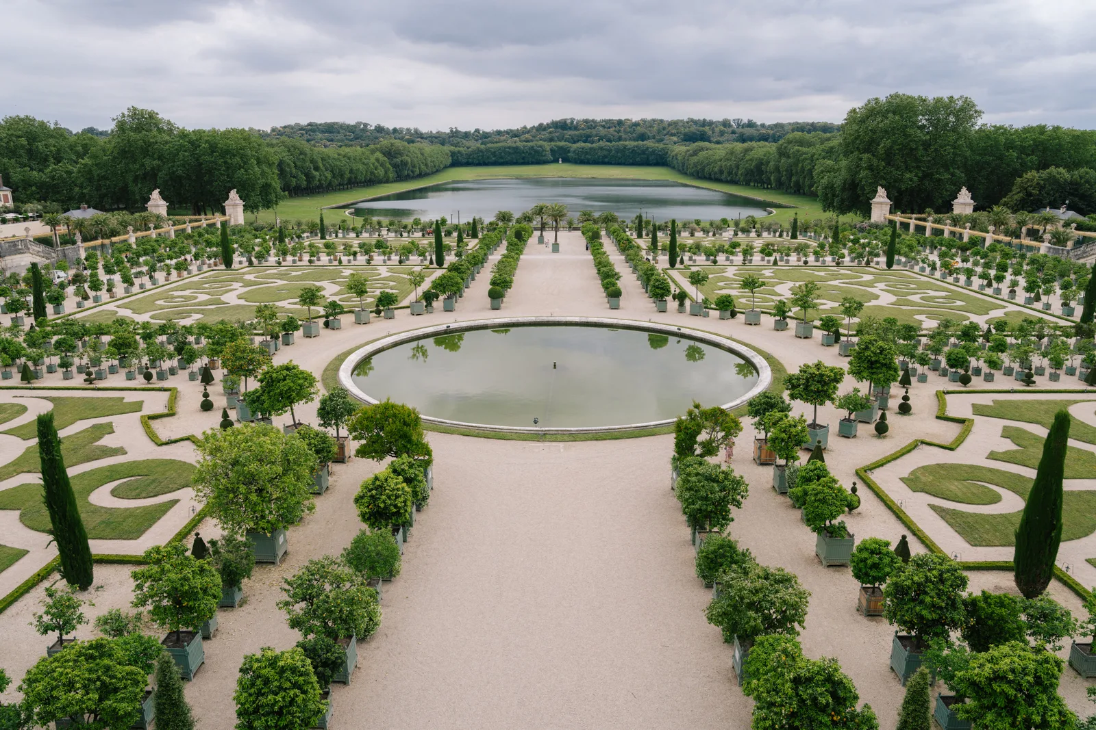 View of Versailles, France