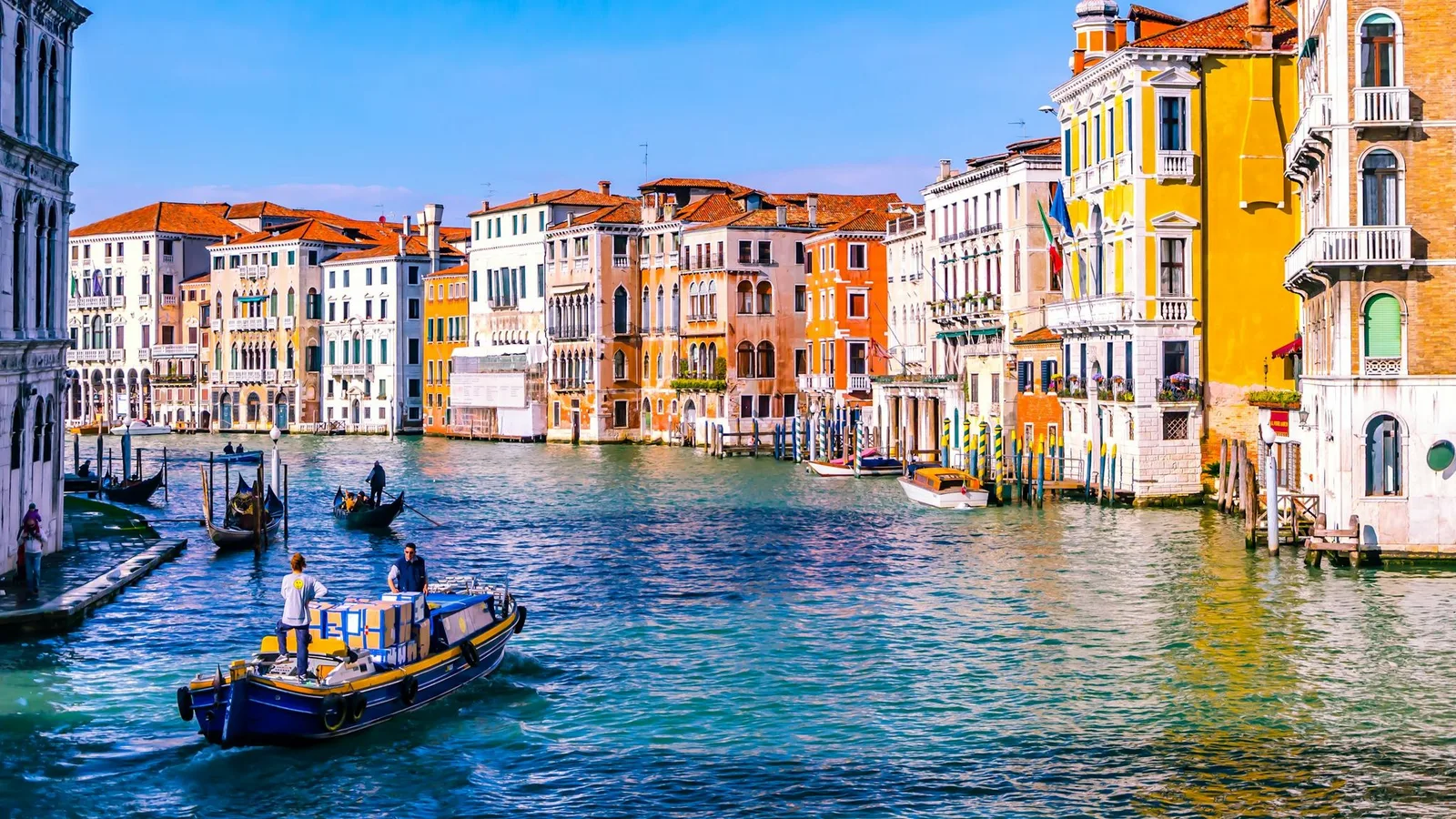 Florence à Venise en train