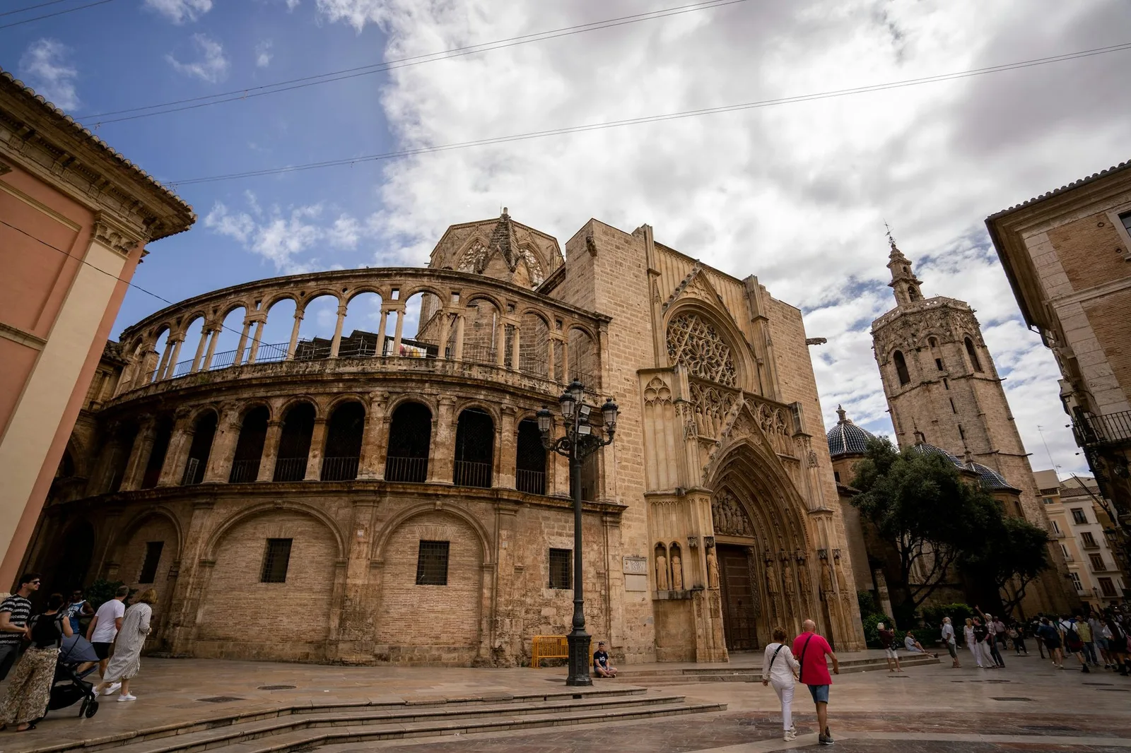 Kathedraal van Valencia en de klokkentoren Miguelete