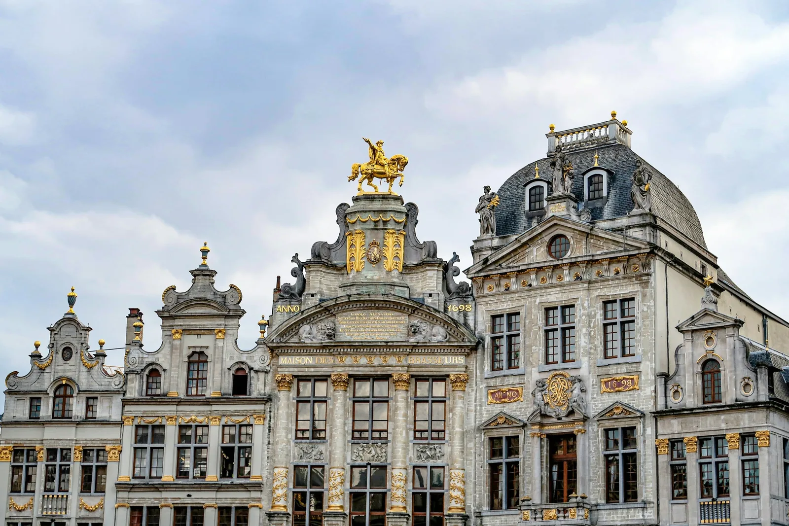 Grand Place historic buildings in Brussels