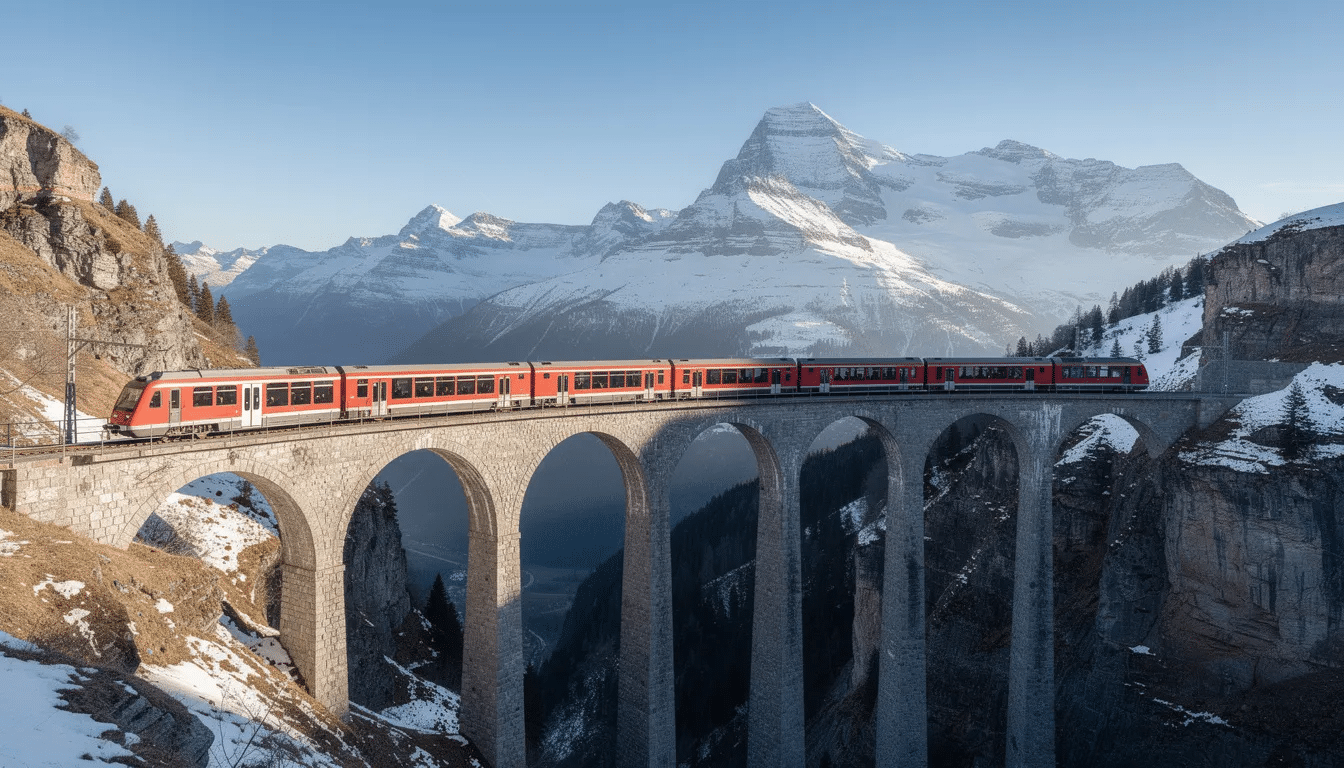 Interrail in Zwitserland